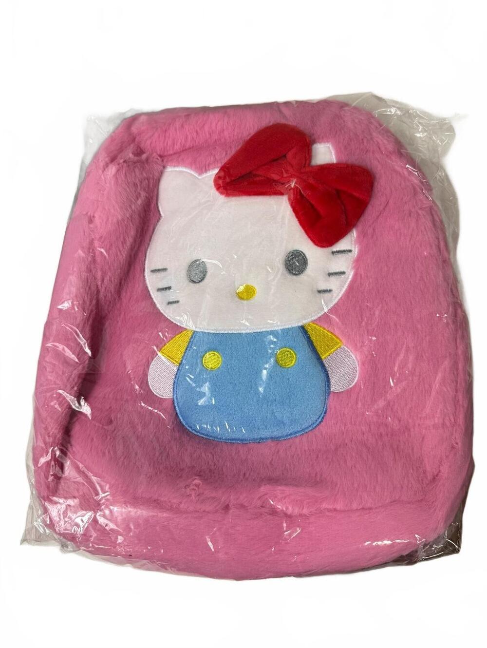 Hello Kitty Plush Pink Backpack for Kids